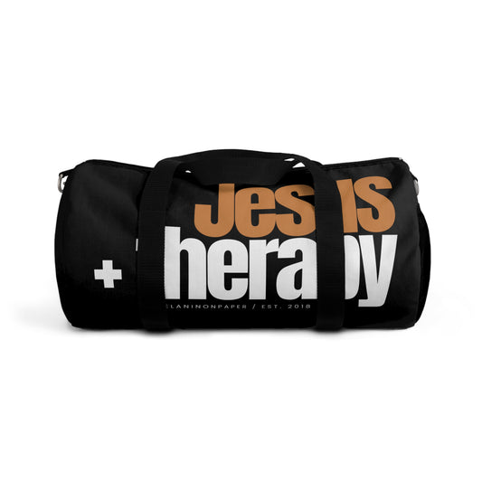 Copy of "Jesus + Therapy" Duffel Bag - 2 Sizes Available