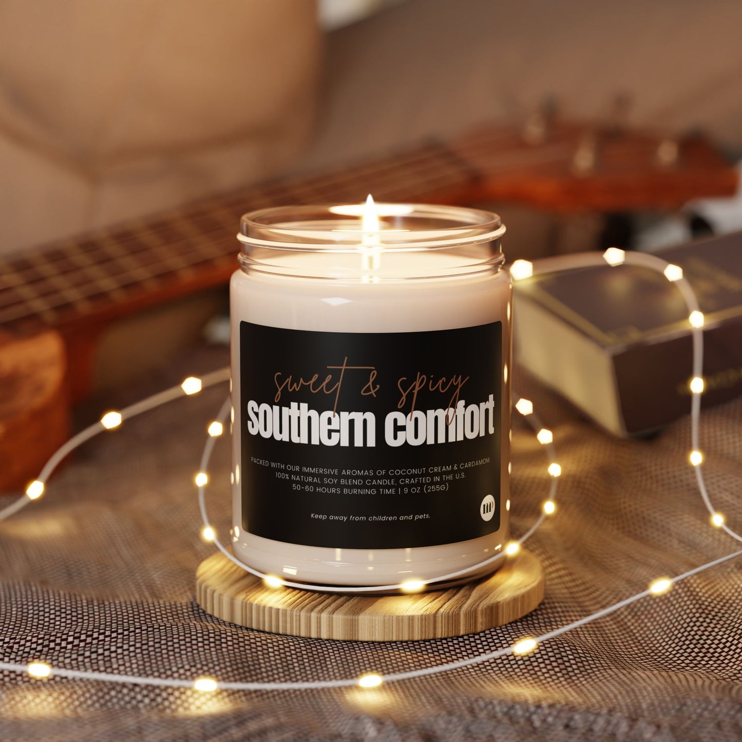 Luxury Aromatic Scented Soy Candle, 9oz (6 scents available)