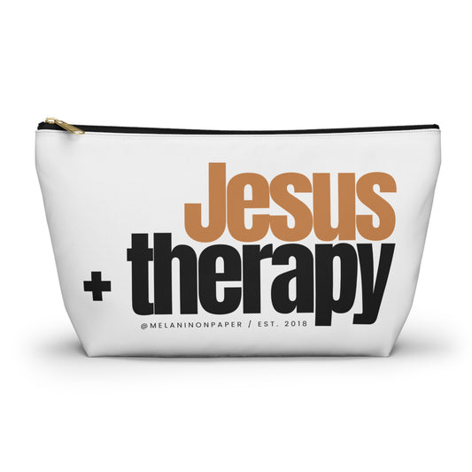 "Jesus + therapy" Accessory Pouch