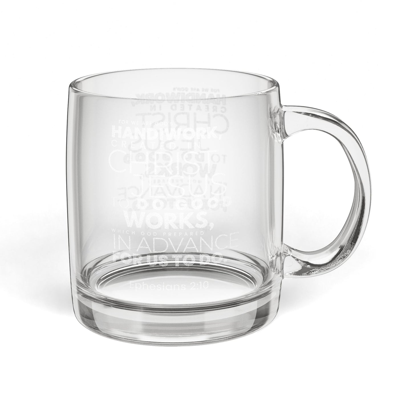 "Ephesians 2:10" Engraved Coffee Mug