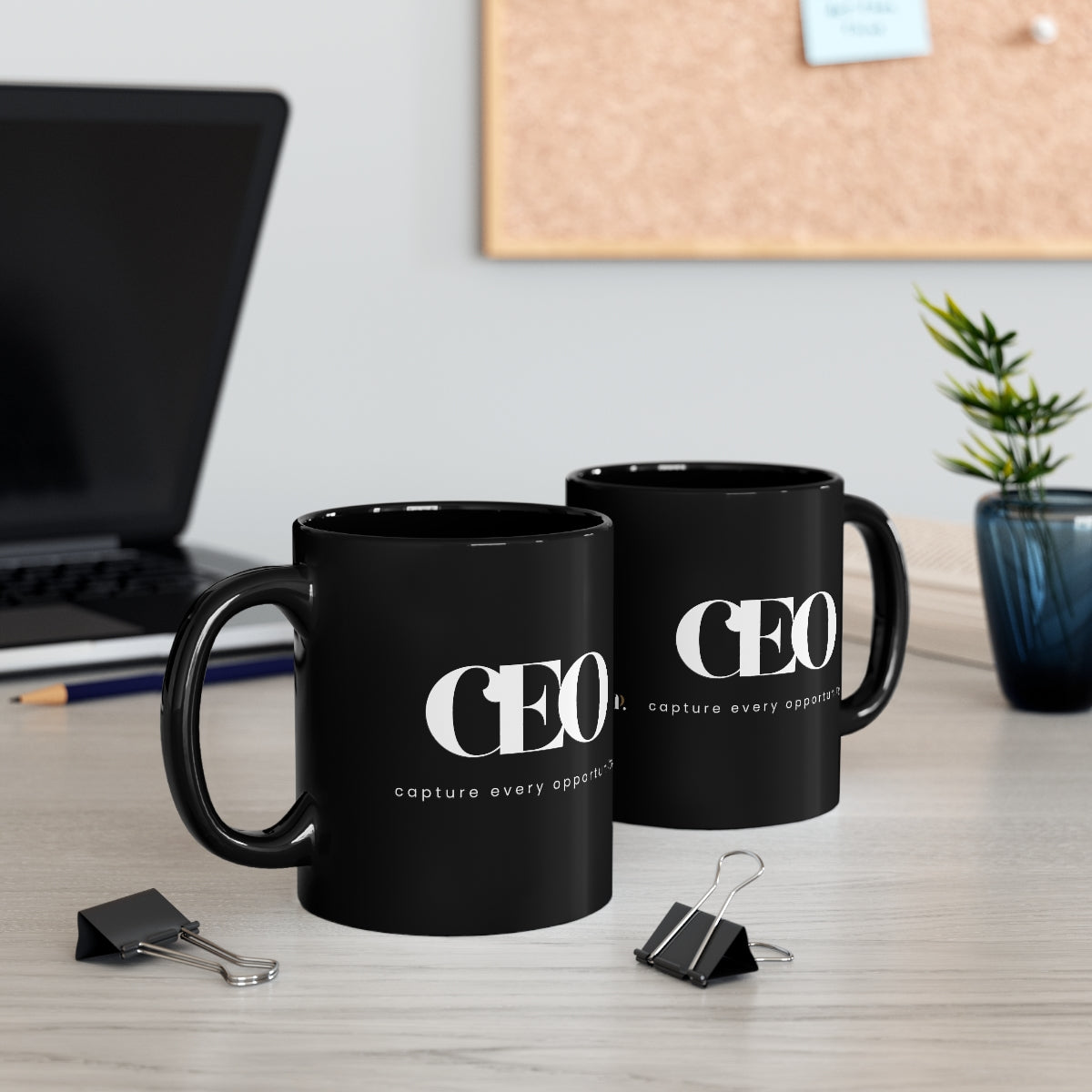 "CEO" 11oz Black Mug