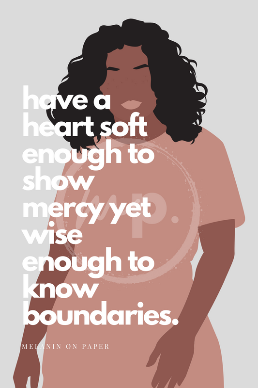 "have a heart soft enough..." Printable Journaling Card - 2 Sizes Available