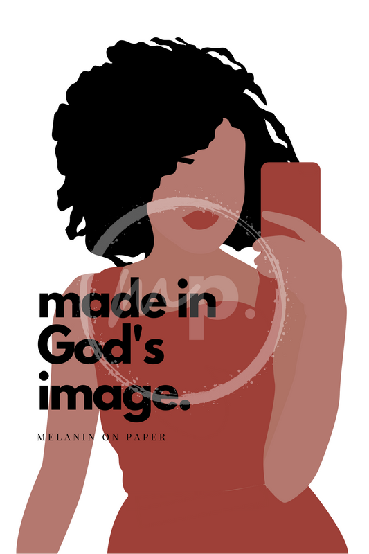 "made in God's image" Printable Journaling Card - 2 Sizes Available
