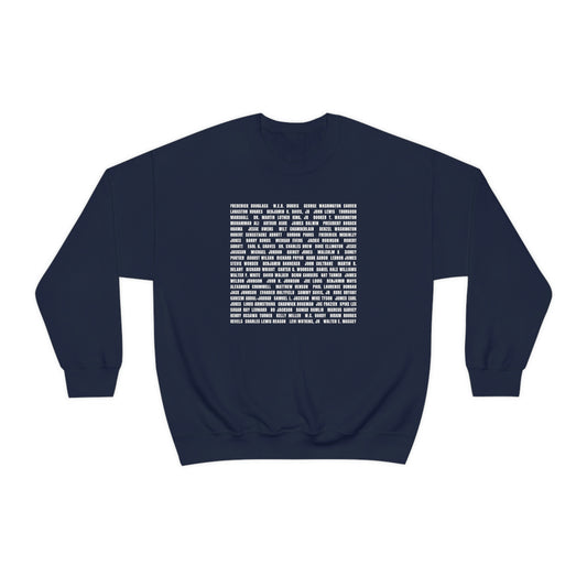 "Revolutionary Black Men" Unisex Heavy Blend™ Crewneck Sweatshirt - Black, Gray, & Navy Blue Available