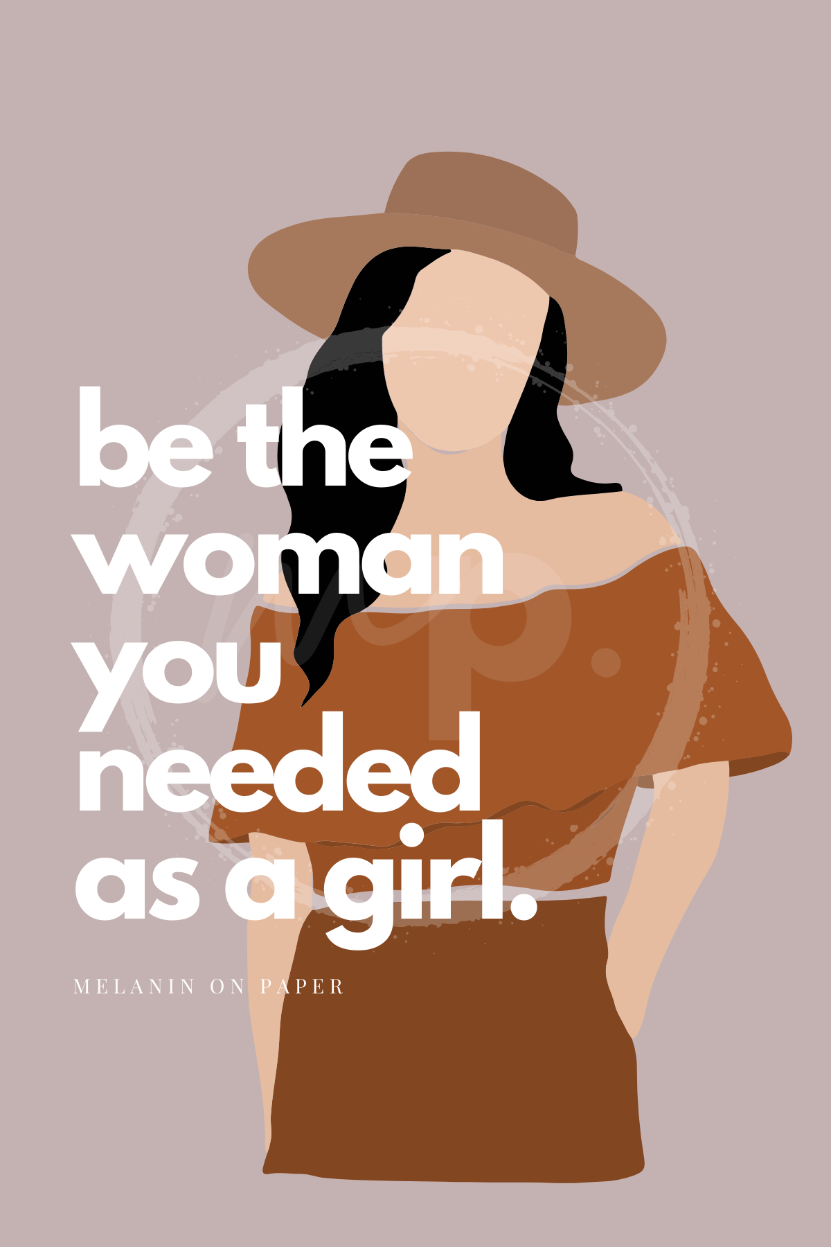 "be the woman you needed as a girl" Printable Journaling Card - 2 Sizes Available