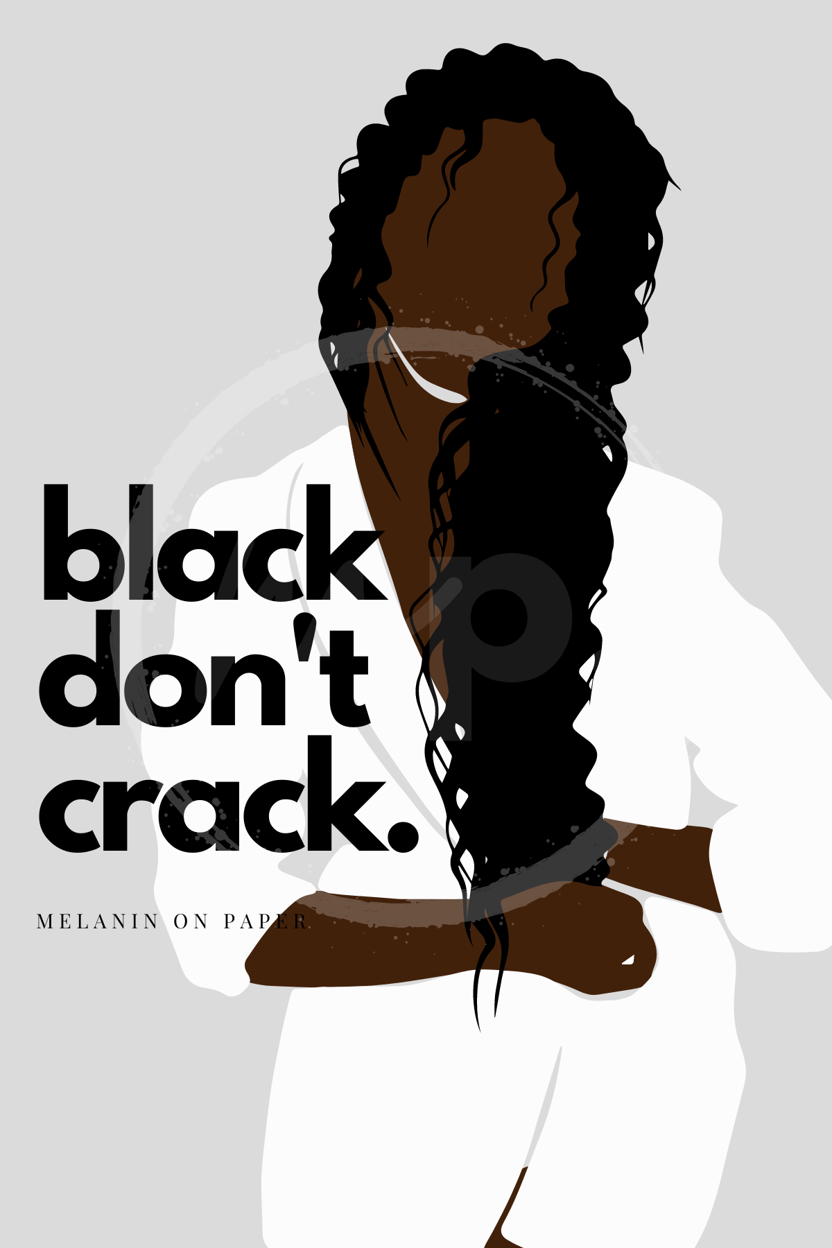 "black don't crack" Printable Journaling Card - 2 Sizes Available