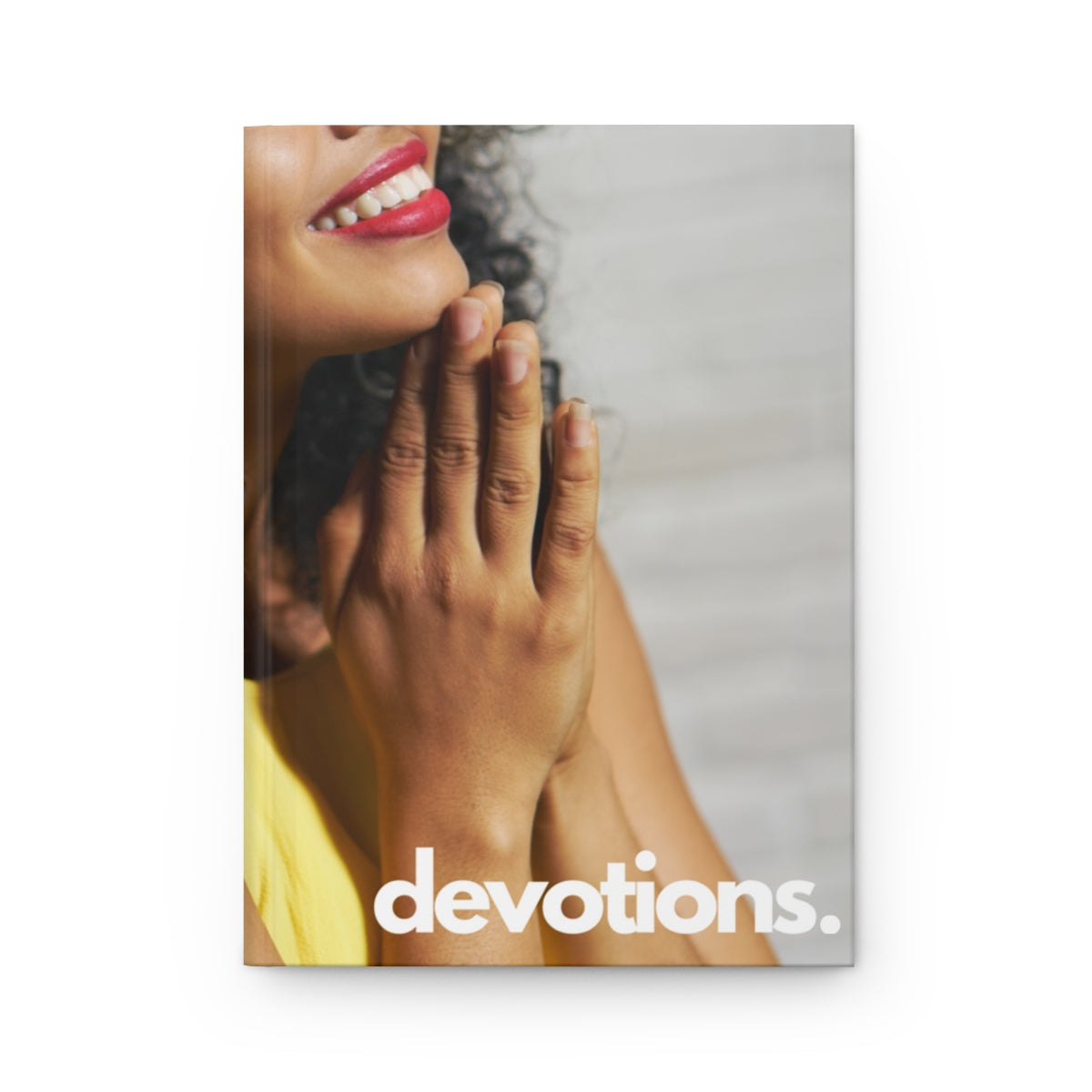 "devotions" Velvety Matte Hardcover Journal