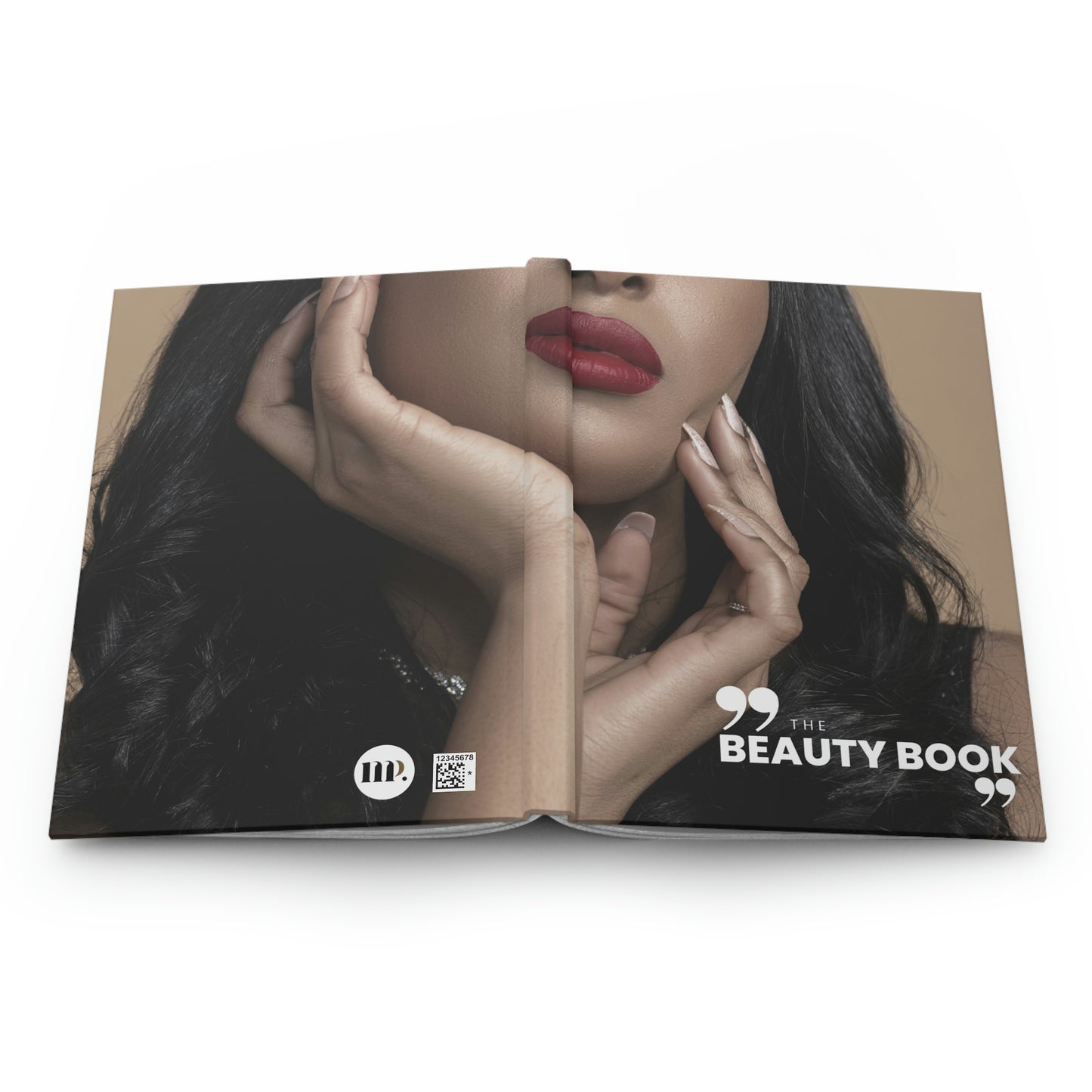 "the beauty book" Velvety Matte Hardcover Journal