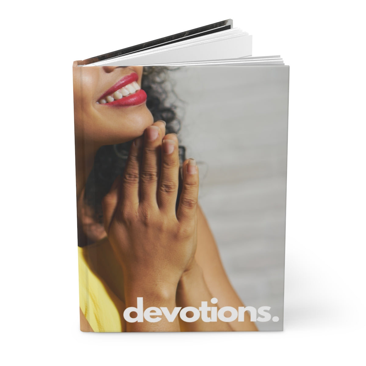 "devotions" Velvety Matte Hardcover Journal